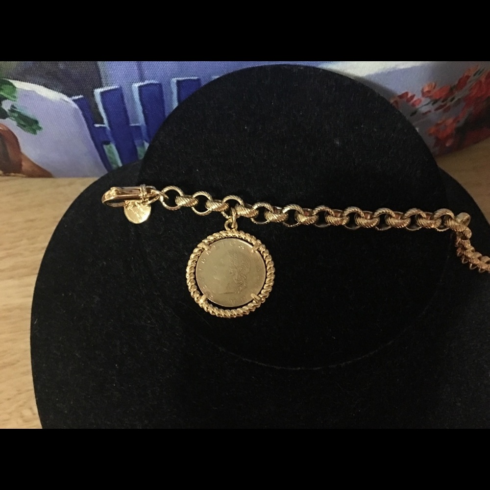 Italian coin bracelet